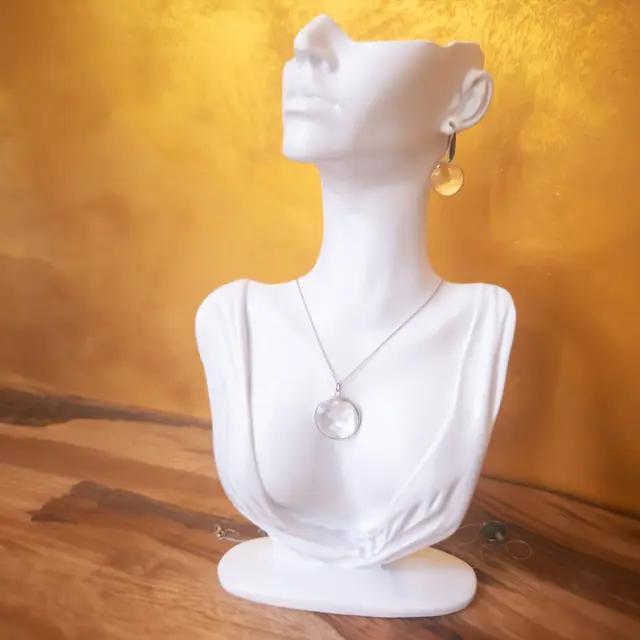 Orecchini Crystal Clarity: Vetro Cristallo Trasparente