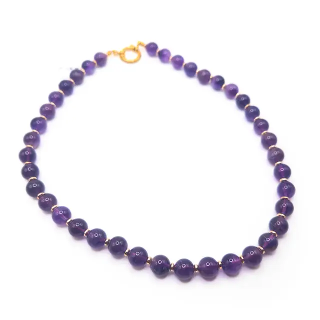 Eleganza Naturale: Ametista Ed Ematite Rosa