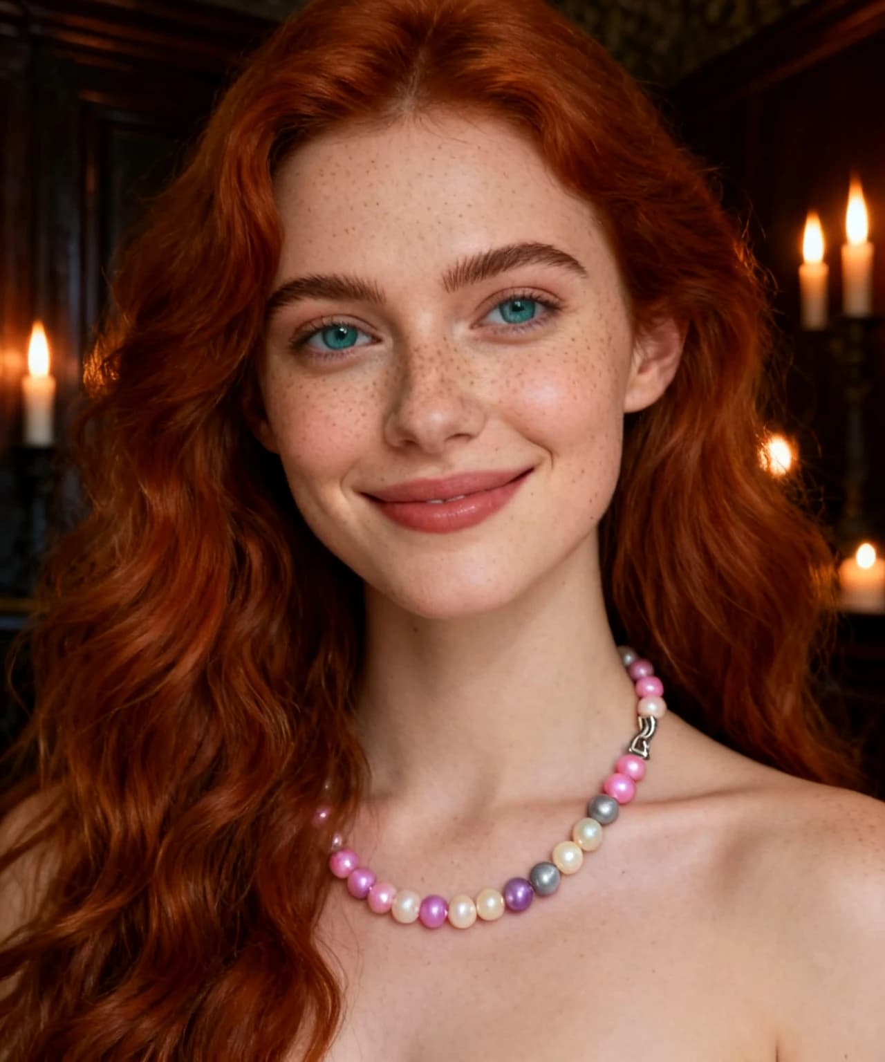 Collana di perle colorate — foto 1