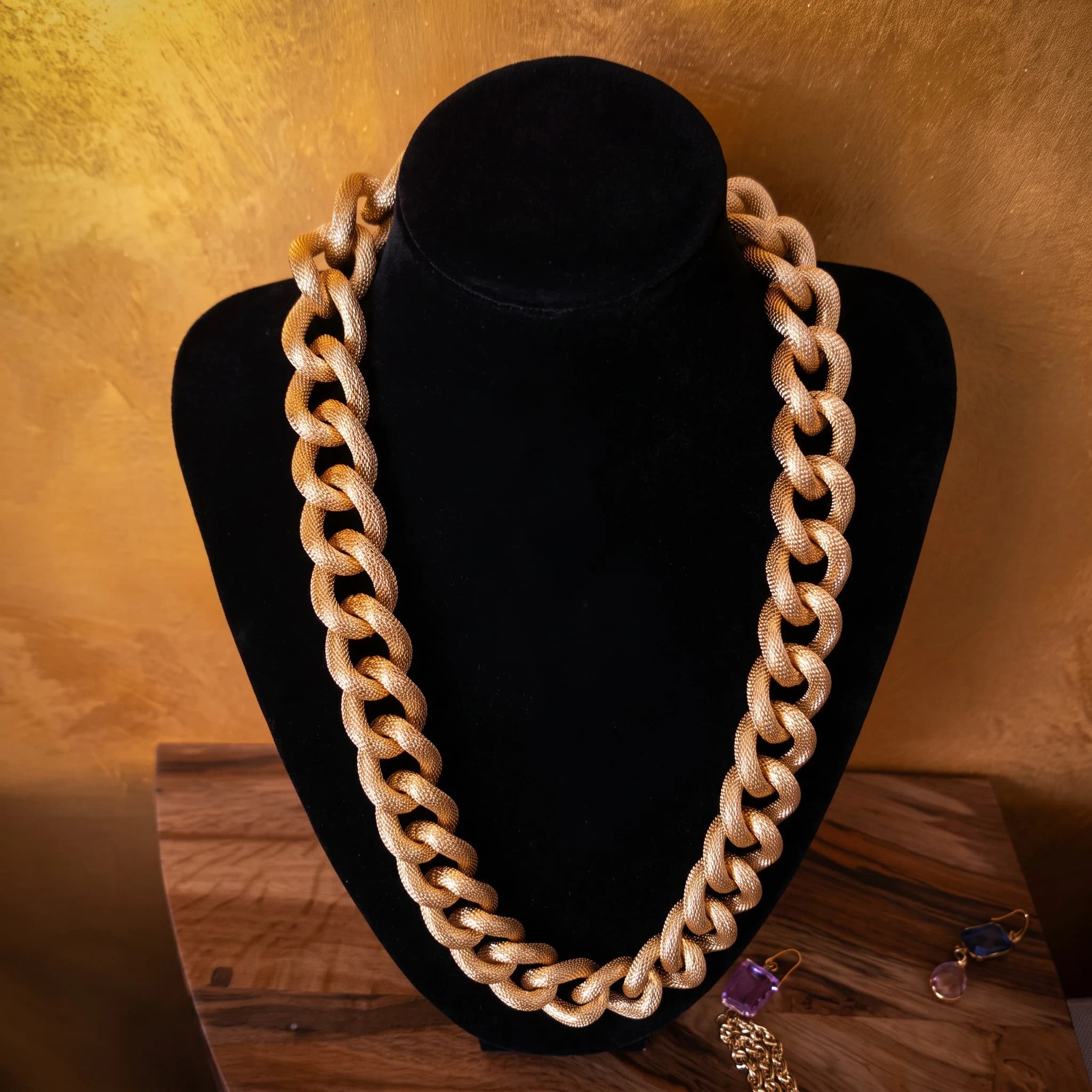 Collana Godronata D'Oro: Eleganza E Stile Regolabile — foto 2