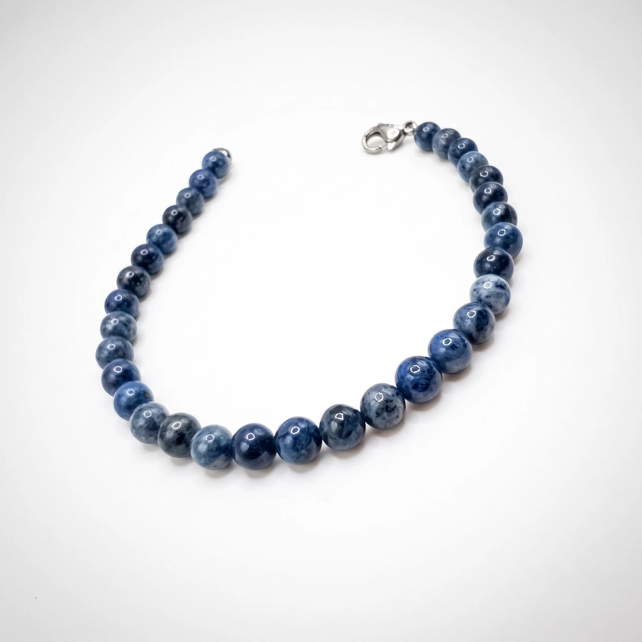 Forza e Stile: Bracciale da Uomo in Dumortierite — foto 2
